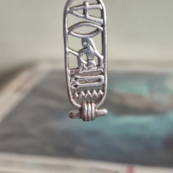 Silver Hieroglyphic Pendant - Picture 5 of 5